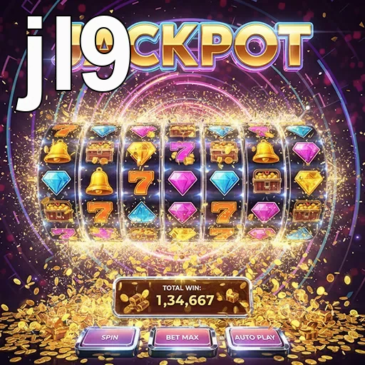 A mobile device displaying live gaming and slot games on the jl9 platform - jl9